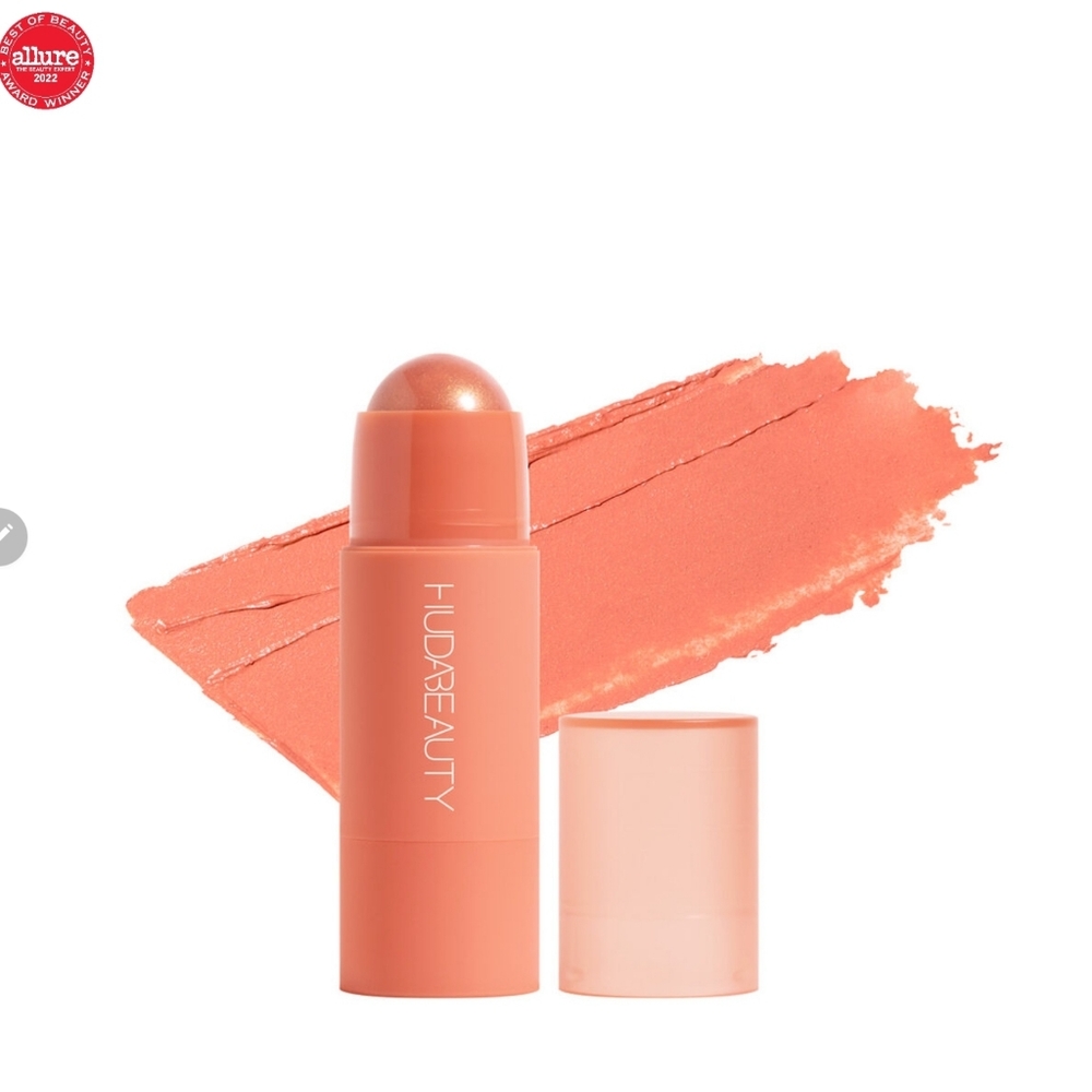🦋🦋🦋 3/$25---HUDA Cheeky Tint Vegan Cream Blush Stick in Perky Peach -- BNIB